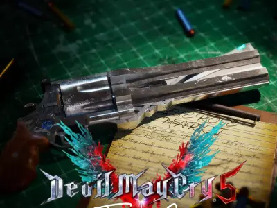 Blue Rose DMC 5 Fanart Low-poly 3D model