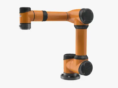 Orange Collaborative Robot 3D model