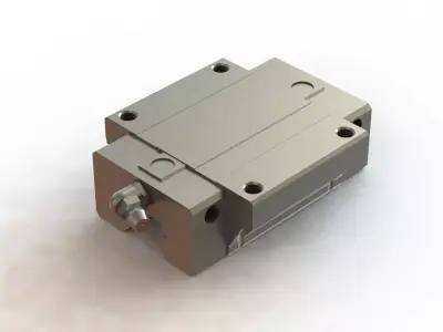 Carro Guia Linear Hiwin HGW 20 CC Linear Guide Car 3D model