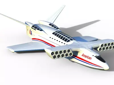 Aerocon Dash 1 6 wingship 3D model