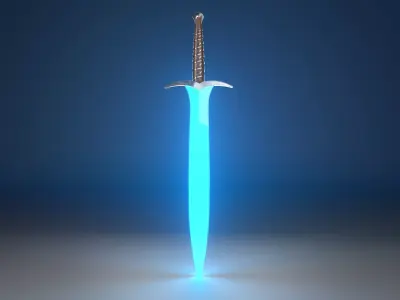 Biblo sword 3D model