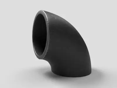 Elbow Pipe Short Radius 3 inches 3D model