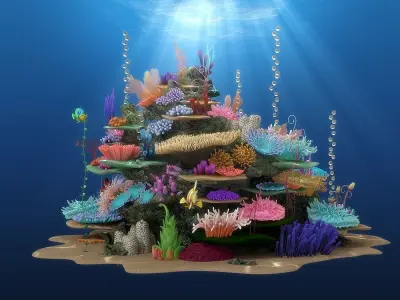 Coral Reef02 3D model