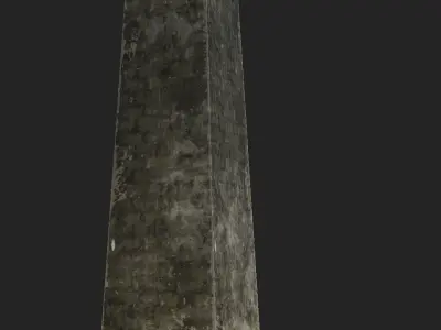 Stoodley Pike Low-poly 3D model