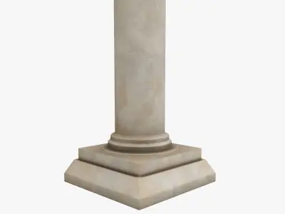 Column Low-poly 3D model