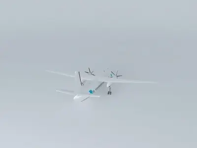 A plane airplane 3D model