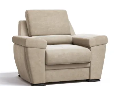 Leon soft chair Free 3D model