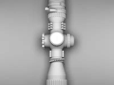 Binoculars Low-poly 3D model