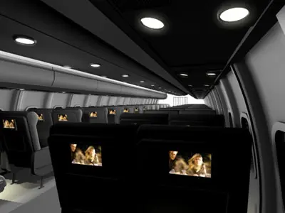 Interior plane 2 3D model