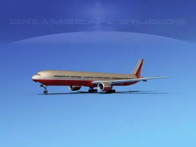 Boeing 777-300 Southwest 3D model