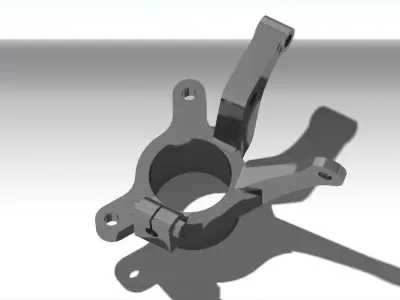 Suzuki alto front wheel knuckle Free 3D model