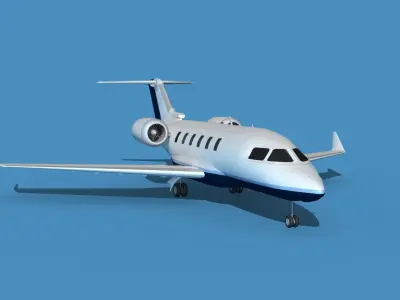 Bombardier CL604 Challenger V05 3D model