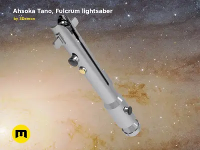 Ahsoka Tano Fulcrum lightsaber  3D print model purchase