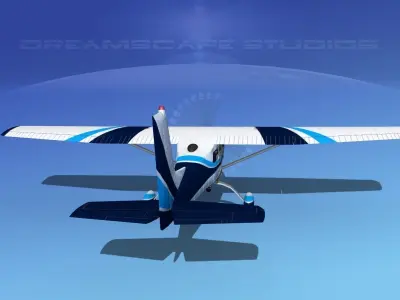 Cessna 175 Skylark V08 3D model