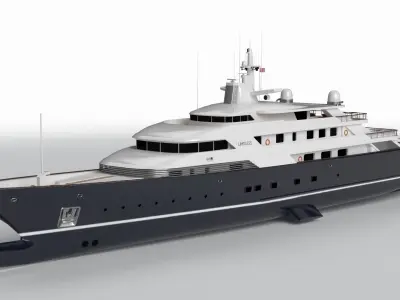 Limitless Superyacht Dynamic Simulation 3D model
