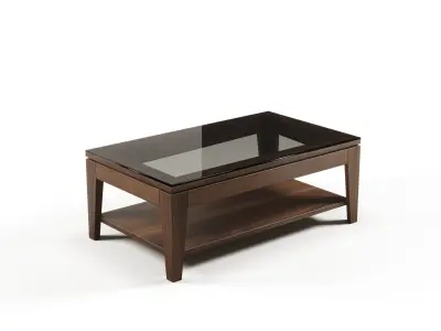 Modern Office Coffee Table For Director Free 3D model