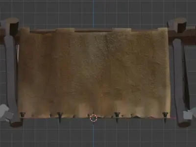  Tent - Tribal - Prehistoric Caveman Era Low-poly 3D model