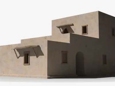 Arab x40 Low-poly 3D model