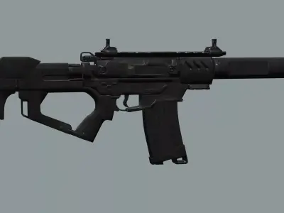 VHS2 Assault Compact Assault Rifle Low-Poly 3D Model Low-poly 3D model purchase