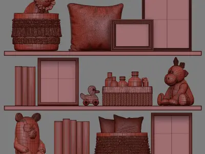 Kids Room Decor 05 3D model