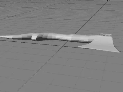 Battle Axe - Malay Kapak Kecil 3D model