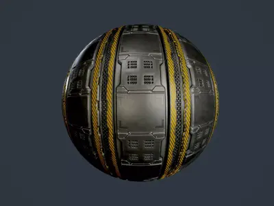 Sci-Fi Military Seamless PBR Texture 86 Texture