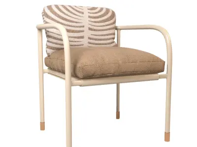 Aliya Dining Chair Free 3D model