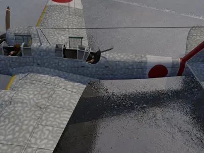 Kawasaki Ki-45 Toryu - aka Nick 3D model