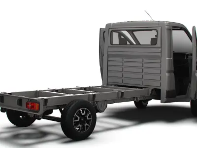 Opel Movano Chassis HQInterior SCab 3800WB 2023 3D model