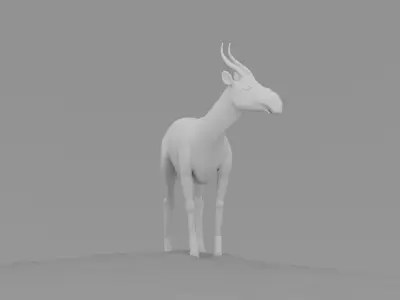 beautiful deer 3D model