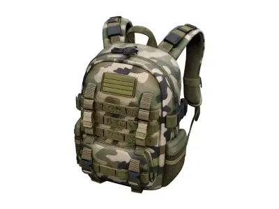 Military Tactical Backpack Gear Bag 04 3D model