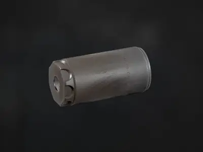 Surefire WARDEN Direct Thread 1-2-28 Free low-poly 3D model