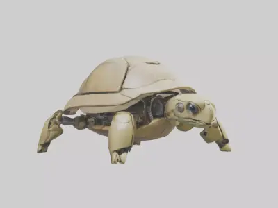 Robot version of a robot turtle model 3D model
