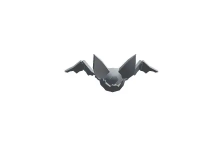 LaserBat bird Free low-poly 3D model