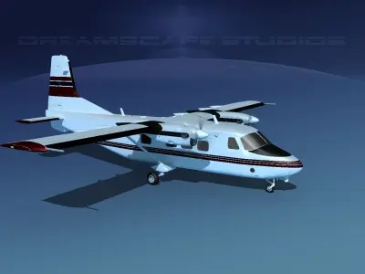 Harbin Y-12 II V04 3D model
