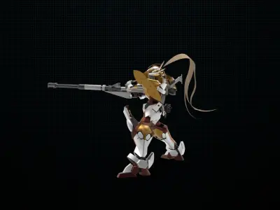 Gundam III 3d printed 3D print model