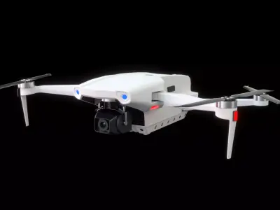 drone model dji phantom quadcopter 3D model