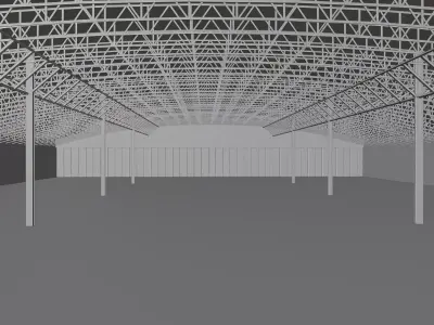 Toronto Enercare Centre Hall A Low-poly 3D model