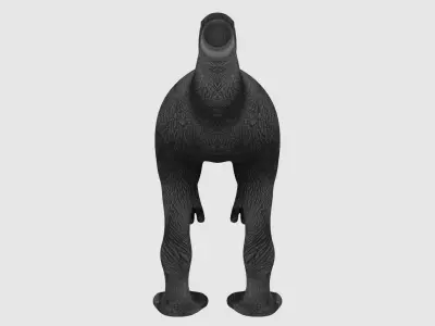 Raptor Dinosaur Low-poly 3D model