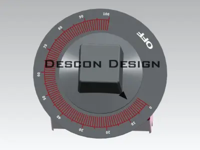 Thermostat decon design timer Free 3D model