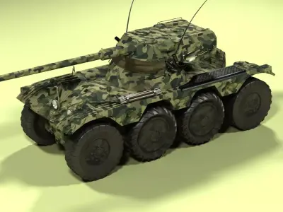 Panhard EBR 90 3D model