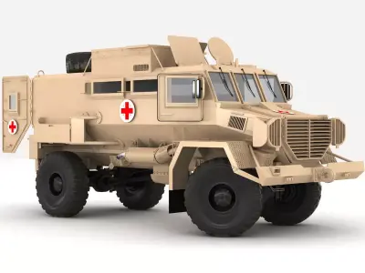 Rinkhals military vehicle 3D model