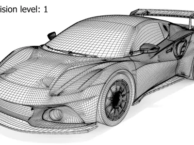 Lotus Emira GT4 3D model