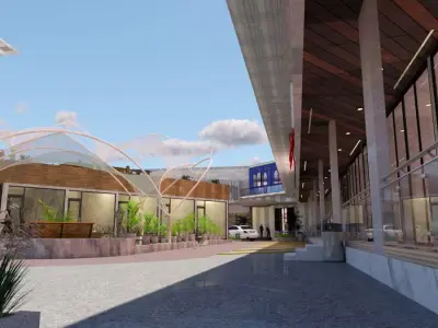 Aspire Commercial Project Modern Exterior Design 3D model