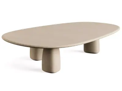 STRATA Stone Coffee Table Free 3D model