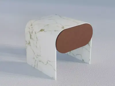 bedside minimlaist  Free low-poly 3D model
