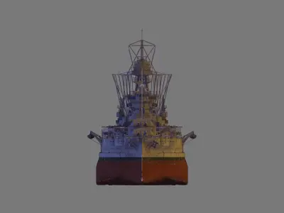 USS Arizona 3D model