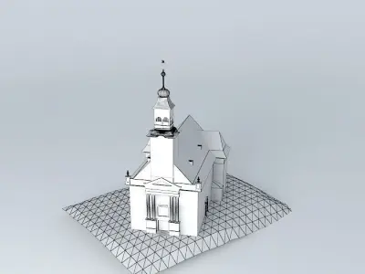 Evangelical church Bystrice nad Olsi Free 3D model