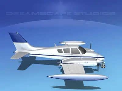 Cessna 320 Skyknight V09 3D model