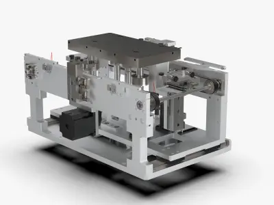 Intermediate Lifting Conveyor Free 3D model